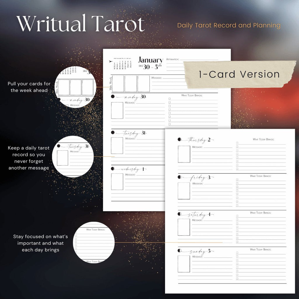 2025 Writual Tarot + Daily Planner - Daily Magic