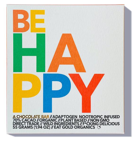 BE HAPPY a Potent, Functional & Delicious Chocolate Bar - Daily Magic