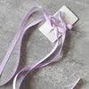 Matte Satin Ribbon Hair Pin Set: Lilac - Daily Magic