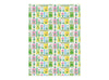 Retro Flower wrapping paper: Roll of 3 sheets - Daily Magic