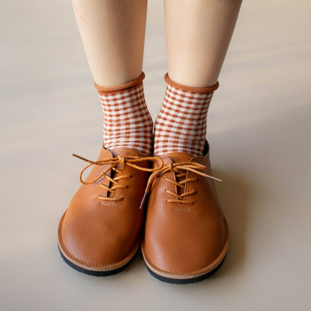 Picnic Mid Crew Socks: Pink - Daily Magic